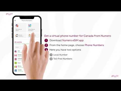 How to get a numero esim canada